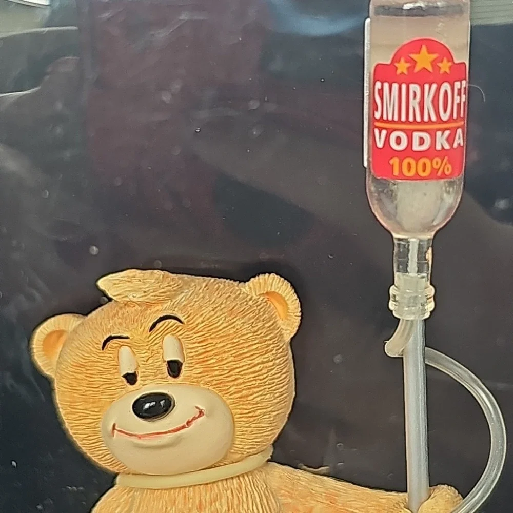 NEW VtgY2K 90s Bad Taste Bear Vladimir Vodka‎ IV Gag Gift Birthday Bachelor 1606